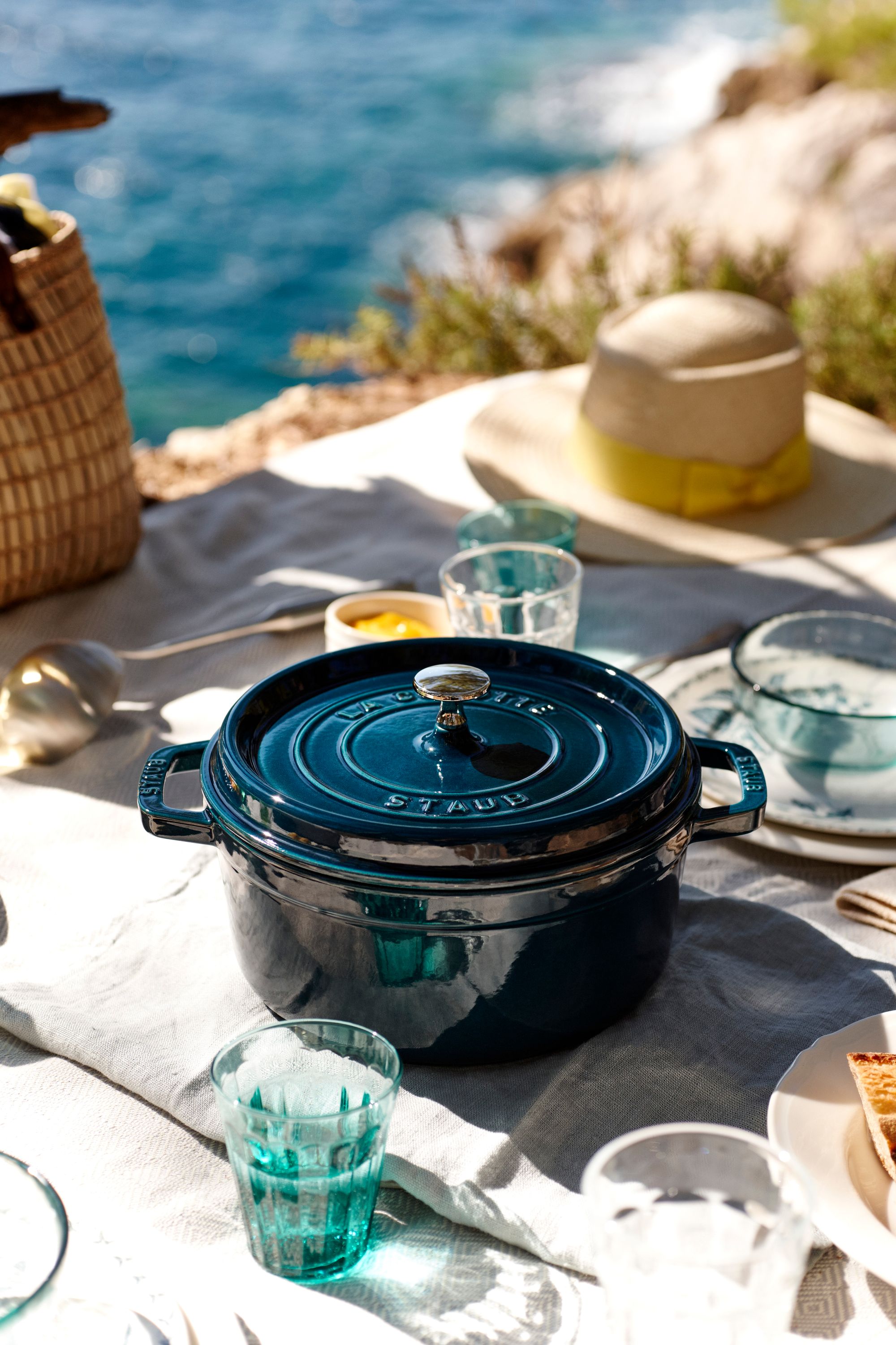 Staub Cocotte Round 20cm La Mer -